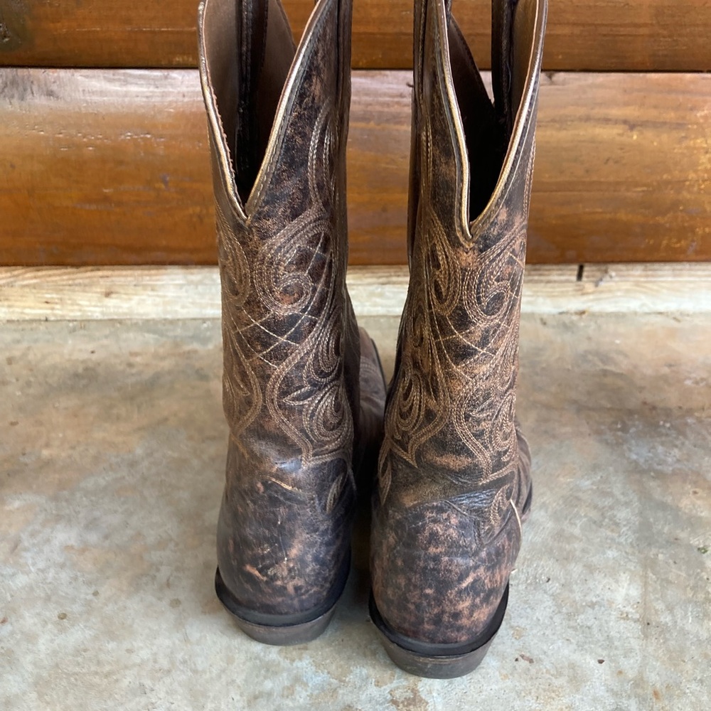 Ariat | Distressed Leather Cowboy Boots - Picture 6 of 7